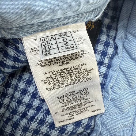 Brooks Brothers Light Blue Men's Shorts - Picture 6 of 7